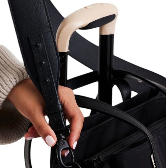 BEIS Black Commuter Tote Vegan Daily & Travel Ready Fits 13" Laptop NWT - Picture 6 of 7